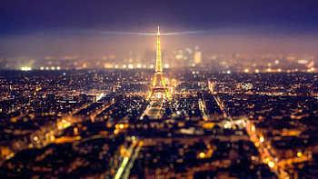 Paris cityscape, Urban charm, Captivating backgrounds, Panoramic views HD wallpaper