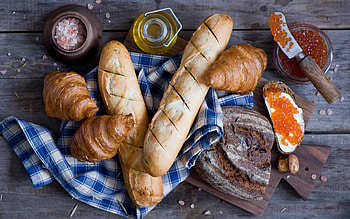 Bread, grain, graphy, food HD wallpaper