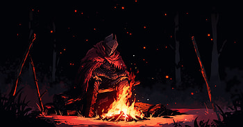 Dark Souls III Bonfire Medieval Art, bonfire, medieval, video game, Dark Souls III HD wallpaper
