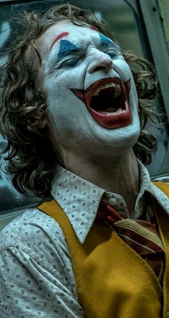 Joker Laughing, head, nose HD phone wallpaper