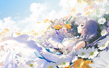 Fu Hua, Honkai Impact 3, japanese manga, anime characters, Honkai Impact characters, Fu Hua character HD wallpaper