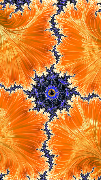 Fractal Art Trippy Psychedelic Background for Smart, orange (Color), colors, psychedelic, trippy, Abstract, fractal HD phone wallpaper