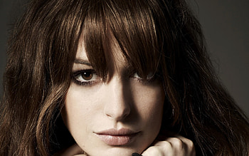 Anne Hathaway, Celebrity, Close Up, Face, Hair HD wallpaper