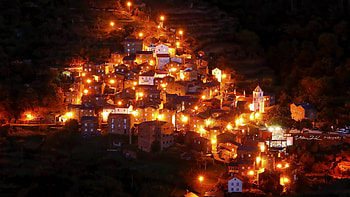 Night Town, , Light, Town, Night HD wallpaper