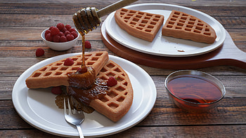 ArtStation waffle, Digital artwork, Artistic masterpiece, Waffle-themed design HD wallpaper