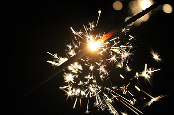 Holidays, Sparks, Holiday, Sparkler HD wallpaper