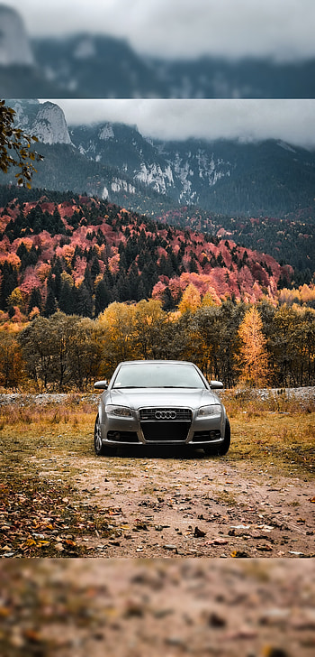 Audi a4 b7, cloud, sky HD phone wallpaper