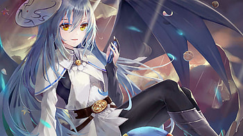 Rimuru Tempest , Anime character, Fantasy world, Slime protagonist HD wallpaper