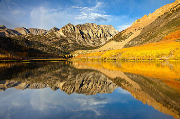 Mountains Lake, Autumn, Forest, Clouds, Sky HD wallpaper