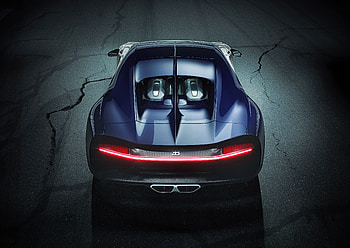 Bugatti Chiron Sport, tail lights, sports car HD wallpaper