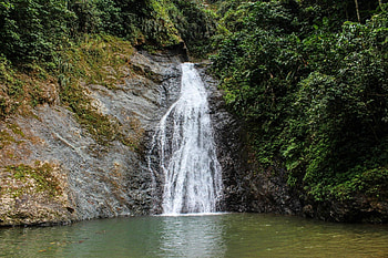 Salto Curet Waterfall, Puerto Rico, river, waterfall, nature, fun HD wallpaper