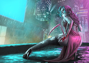 Cyberpunk Girl Art, artist, artwork, artstation, cyberpunk HD wallpaper