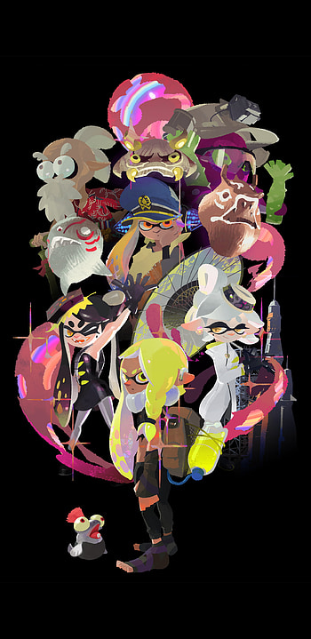 Splatoon 3, Artwork , Cat with monocle, Gaming aesthetics HD phone wallpaper