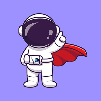 astronaut, finger, cartoon HD phone wallpaper