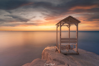 Arbor-on-a-rocky-seashore-Cyprus, seashore-Cyprus, on-a-rocky, nature, Arbor HD wallpaper