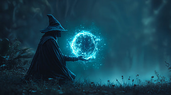 Fantasy Wizard Casting Magic Spell, fantasy, magic spell, wizard, magic HD wallpaper