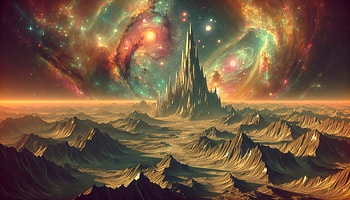 Stunning Ultra for Your Screen, fantasy, space, landscape, cosmos, artistic, fantasy landscape, space fantasy HD wallpaper