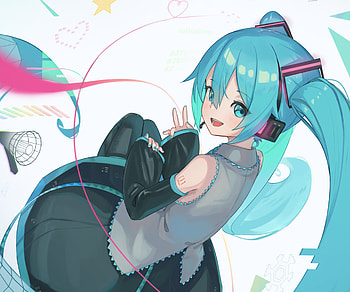 Hatsune Miku, Hatsune Miku, Anime, Vocaloid HD wallpaper