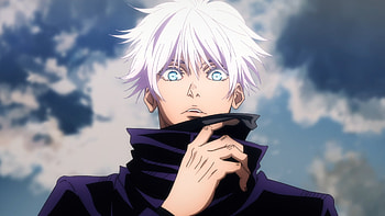 White Hair Blue Eyes Satoru Gojo Jujutsu Kaisen HD wallpaper