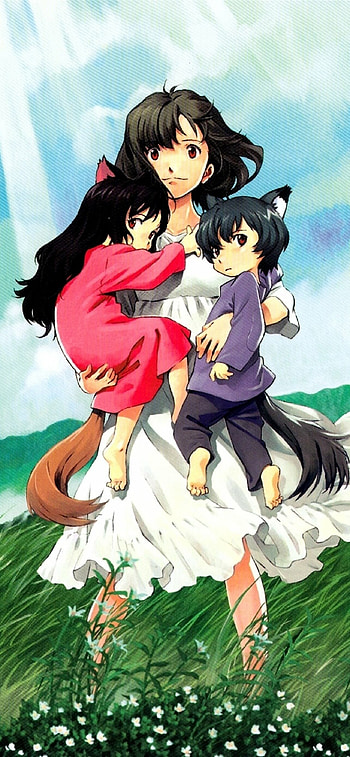 Wolf Children, Best , Heartwarming story, Anime charm HD phone wallpaper