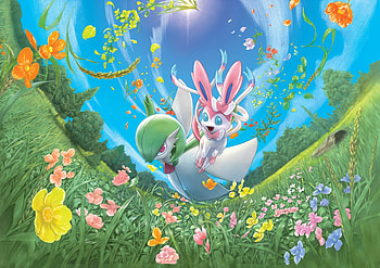 Sylveon & Gardevoir, Gardevoir (Pokémon), Sylveon (Pokémon), Anime, Pokemon HD wallpaper