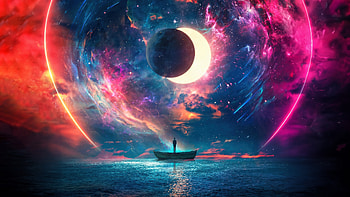 Drifting Through A Dreamscape Of Hope, alone, dream, artist, artwork, digital-art HD wallpaper