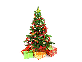 Christmas tree, new, christmas, tree, ornaments HD wallpaper