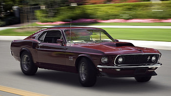 muscle car, 1969, ford boss, 429, mustang, fastback HD wallpaper