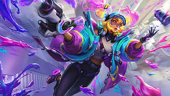 League Of Legends Wild Rift Chromacrash Zeri, league-of-legends, games, video-games, artstation HD wallpaper