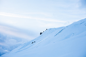 Landscape, Winter, Nature, Mountain, Snow Covered, Snowbound, Slope HD wallpaper