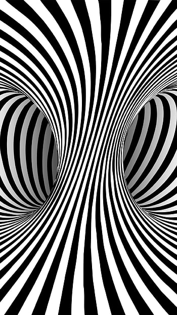 Artsy black and white, Optical illusions art, Illusion art, Illusion drawings HD phone wallpaper