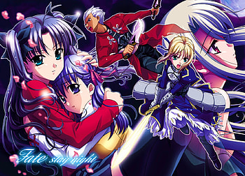 Fate/Stay Night, tohsaka rin, matou sakura, saber, illyasviel von einzbern, archer, fate stay night HD wallpaper