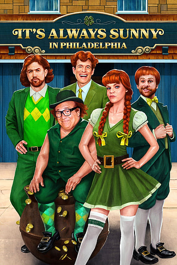 Sunny Philadelphia TV Series, Gang's wild adventures, Quirky sitcom, Hilarious characters HD phone wallpaper