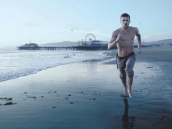 Ryan Phillippe, phillippe, man, body, ryanrun, handsome, beach HD wallpaper