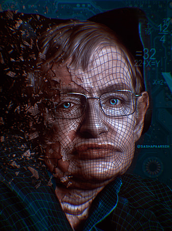 Artstation, Stephen Hawking, Leaving the Matrix, Other subject HD phone wallpaper
