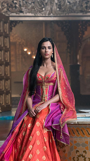 Naomi Scott, Jasmine, Aladdin movie, Chloe Sevigny HD phone wallpaper