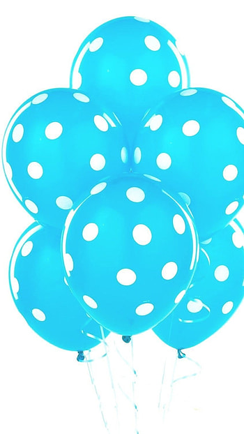 Baloons, Blue HD phone wallpaper