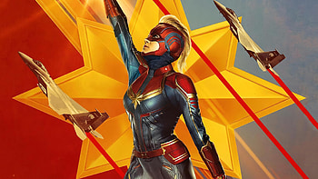 Captain Marvel New Poster, captain-marvel-movie, captain-marvel, 2019-movies, movies, brie-larson, carol-danvers, deviantart, artwork HD wallpaper