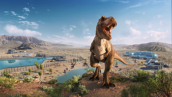 Tyrannosaurus Rex Jurassic World Evolution 2 HD wallpaper