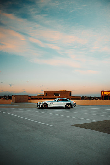 Cars, Building, Car, Grey, Mercedes, Parking HD phone wallpaper