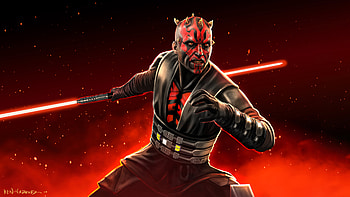 Darth Maul Stand, darth-maul, star-wars, movies, artwork, digital-art, art, artstation HD wallpaper