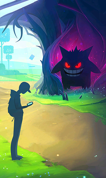 Pokemon Go, Ghost Pokemon HD phone wallpaper