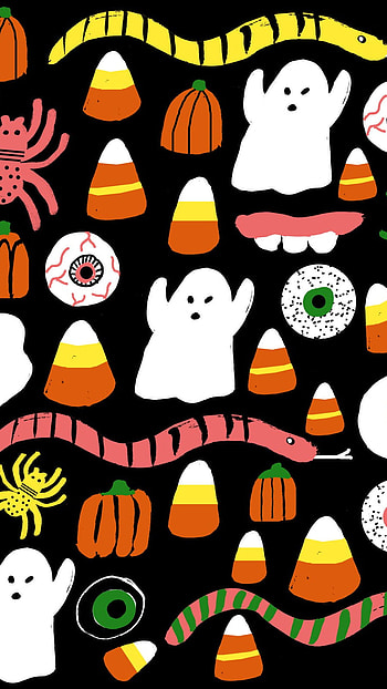 Spooky pattern, , anime HD phone wallpaper