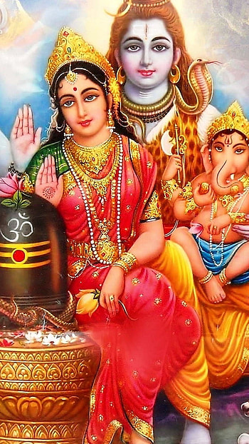 Best Lord Shiva, Family, lord shiva, parvati, ganesh HD phone wallpaper