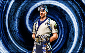 Sushi Master, blue grunge background, Fortnite, vortex, Fortnite characters, Sushi Master Skin, Fortnite Battle Royale, Sushi Master Fortnite HD wallpaper