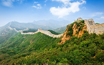 Beijing, China, Great Wall, Mountains HD wallpaper