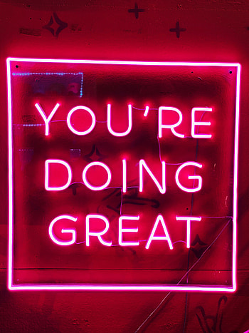 Words, Neon, Glow, Text, Motivation HD phone wallpaper