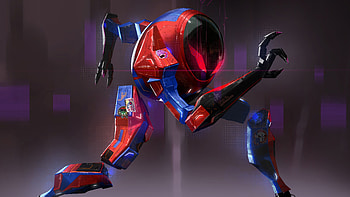 SP//dr suit, Spider-Man: Into the Spider-Verse HD wallpaper