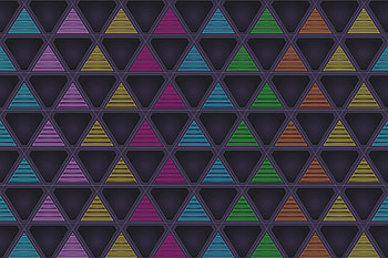 Multicolored, Motley, Texture, Textures, Symmetry, Triangle, Triangles HD wallpaper