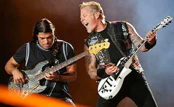 Trujillo and Hetfield, Metallica HD wallpaper